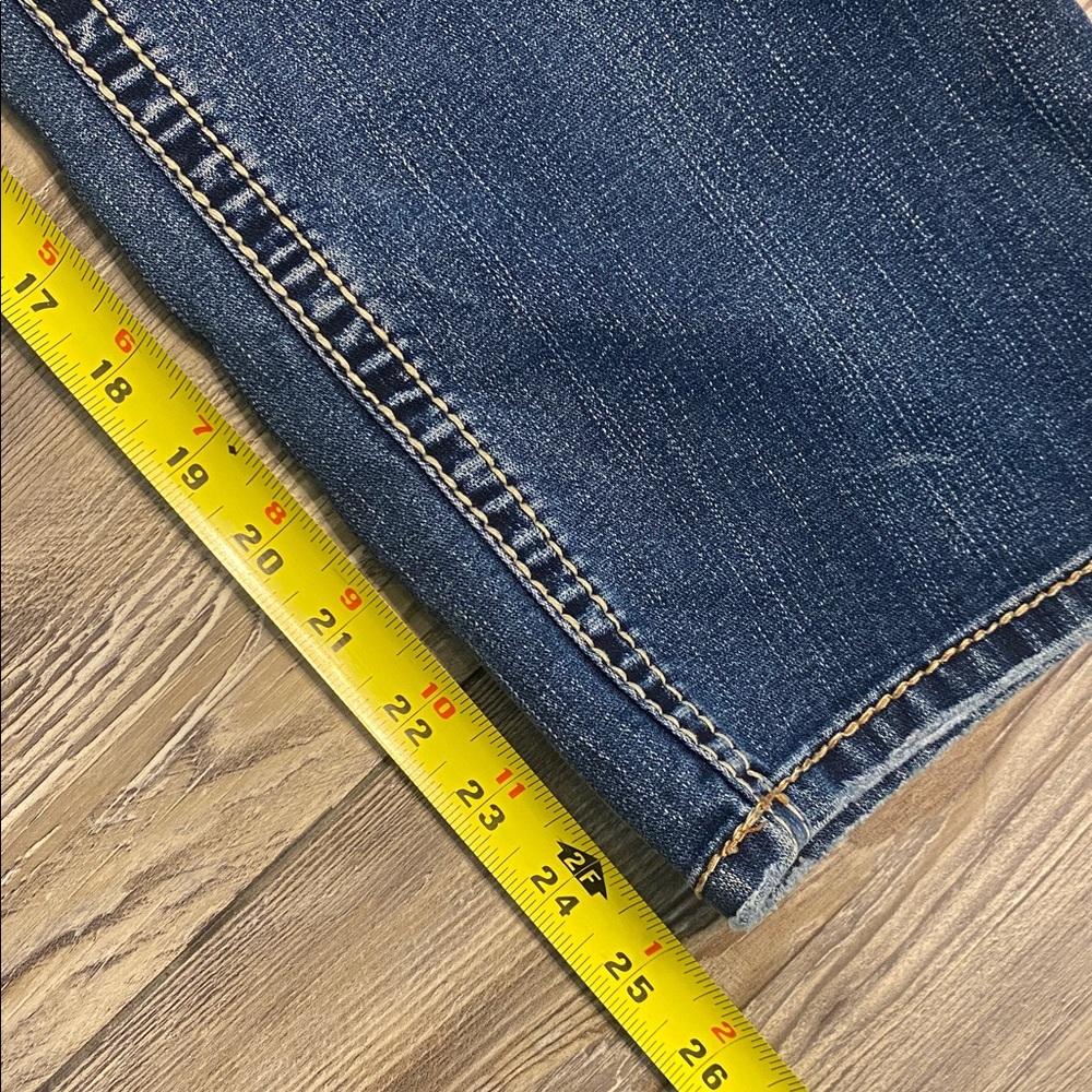 EUC SILVER JEANS Suki Ankle Capri Crop 16 - Picture 3 of 9